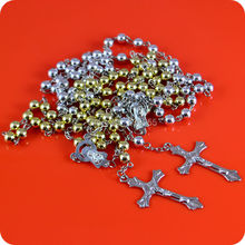 Четки бусы INRI Jesus крест Распятие ожерелье католические модные религиозные украшения оптовая продажа 2024 - купить недорого