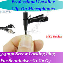 MICWL Новый беспроводной петличный отворотом микрофон для Sennheiser G1 G2 G3 Mic System 2024 - купить недорого