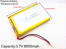 126090 3.7 V Lithium Polymer Battery 8000Mah Mobile Emergency Power Charging Treasure Battery 2024 - buy cheap