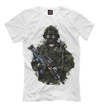 Spetsnaz-Camiseta de las fuerzas especiales de Rusia para hombre, ropa de marca de algodón con cuello redondo, verano, 2019 2024 - compra barato