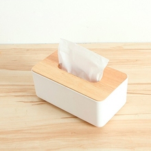 Коробка для салфеток, деревянная крышка, держатель для хранения бумаги, чехол для салфеток, Органайзер 2024 - купить недорого
