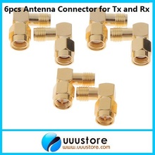 6pcs Antenna Connector 5.8G Right Angle SMA Female/Male Antenna Connector for Rx and Tx 2024 - buy cheap