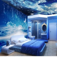 Beibehang Star Photo Wallpaper 3D Stereo Personalized k Living Room Room Ceiling Wall Galaxy 3D Wallpaper papel de parede 2024 - buy cheap