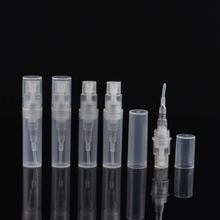 MUB - 2 ml (500 pieces/lot) Mini Clear Plastic Perfume Bottle With Pump Spray Refillable Sample Vial Parfum Atomizer Wholesale 2024 - buy cheap