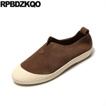 chinese women flats sneakers brown round toe trainers cheap shoes china lightweight slip on designer comfortable ladies 2019 2024 - buy cheap