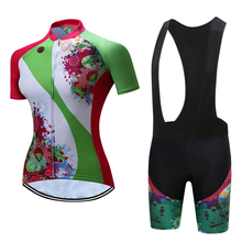 Pro Cycling Jersey Set 2021 Female Short Sleeve Bicycle Clothes Kit Woman Maillot Ciclismo Mountain Bike Clothing Wear Skinsuit 2024 - buy cheap