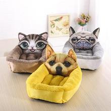 Cartoon modeling warm kennel Cute 3D Dog House Dogs Carton Pet Bed Warm Soft Dogs Kennel Pet Sleeping Bag Cat House Dog Sofas 2024 - buy cheap