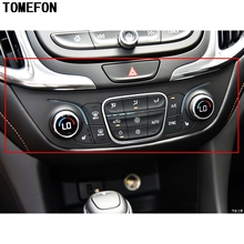 TOMEFON ABS Matte Air Condition Control Switch Button Car Cover Styling For Chevrolet Holden Equinox 3TH GE 2018 2019 2020 2024 - buy cheap