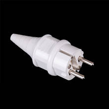 1Pc  White Color European Power Plug Adapter Electrical Socket Accessories 16A 250V 2024 - buy cheap