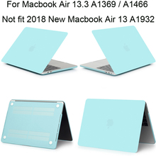 Матовый цветной чехол для Macbook Air 13,3 A1466 A1369, чехол, чехол MacbookAir 13 дюймов, защитный чехол, Air13 13,3 дюйма, чехлы 2024 - купить недорого