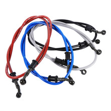 50cm - 120cm Motorcycle Brake Oil Hose Braided Steel Brake Clutch Oil Hose Line Pipe Colorful Fit ATV Dirt Pit Bike Car String 2024 - buy cheap