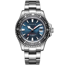 Parnis-relógio de pulso com pulseira de vidro safira masculino, dispositivo clássico, retrô, automático, mecânico e automático, para negócios ou esportes 2024 - compre barato