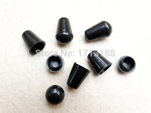 50pcs/lot Black Plastic Detachable Bell Stopper With Lid Cap Cord Ends For rope tail folder/Apparel Sportwear Accessories 2024 - buy cheap