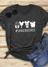 Женская футболка с коротким рукавом SnackGoals Snack Goals Mouse, забавная футболка с графикой, крутые футболки, модная одежда, футболка, Прямая поставка 2024 - купить недорого