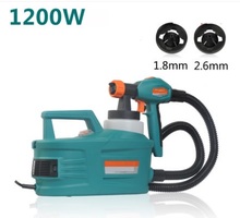 1200W, 1.8MM 2.6MM Double spray mouth, Auto oil paint electric spray gun, coating, emulsion paint 2024 - buy cheap