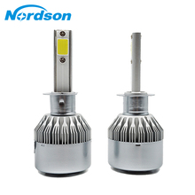 Nordson Car Headlight H7 H11 LED 72W 9600LM H1 H3 9005/9006 Auto Beam Bulb Kit Driving Lamp Car LED Headlights Bulb Pure White 2024 - buy cheap