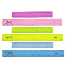 Soft ruler Blue Purple Green 20CM 30CM Rulers Any Bending Student Stationery Office Supplies Gift Creative Stationery Rule 2024 - buy cheap