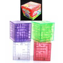 2PCS/Lot New Maze labyrinth Money Maze Bank Saving Collectibles Case Coin Gift Box case 3D Puzzle Game 2024 - buy cheap