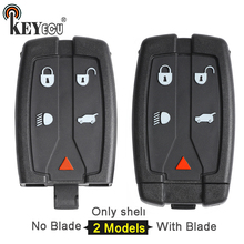 KEYECU 10x para Land Rover LR2 FreeLande 2 FCC:NT8-TX9 reemplazo 4 + 1 5 botón funda inteligente para llave de mando a distancia funda Fob No/con cuchilla 2024 - compra barato