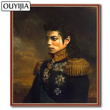 OUYIJIA MJ Michael Jackson 5D DIY Diamond Painting Full Square Picture Of Rhinestone Diamond Mosaic Cross Stitch Embroidery Star 2024 - buy cheap