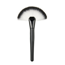 1 UNID Maquillaje Suave Large Fan Brush cepillos Cosméticos Fundación Blush Powder Make Up Tool gran fan 2024 - compra barato