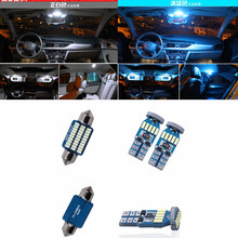 8 шт. Высокое качество 2835 SMD лампа светодиодная лампа для освещения салона автомобиля Комплект для Toyota Camry 2007 2008 2009 2010 2011 белый голубой лед 2024 - купить недорого