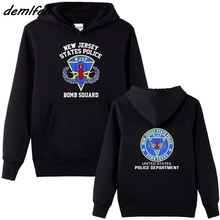 New Fashion Men Fleece Sweatshirt New Jersey State Police Bomb Squard 2 Sides Hoodies Cool Jacket Coat Harajuku Streetwear 2024 - buy cheap