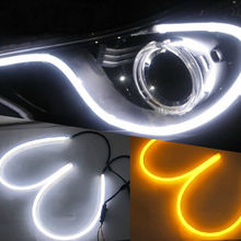 LED Car DRL Daytime Running Lamp 45CM Angel Eye Flexible Fog White Light Parking Lamp not Turn Signal Light Lamps 12V 2024 - buy cheap