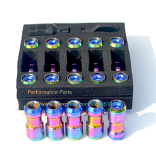 LYJ Neo Chrome Racing Wheel Lug Nut M12*P1.25 Car Wheel Nut  20pcs/set 2024 - buy cheap