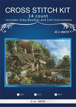 oneroom country house Embroidery Needlework Crafts 14CT Unprinted DMC DIY Quality Cross Stitch Kits Handmade Arts Decor 2024 - buy cheap