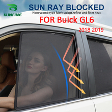 4 шт./компл., или 2 шт./компл., магнитная Автомобильная шторка с боковым окном, сетчатая шторка для автомобиля Buick GL6 2018 2019 2024 - купить недорого