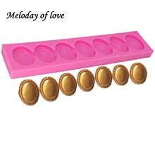 1Pcs DIY Diamonds Gem Silicone Fondant Molds Jewelry Cake Decorating Tools Candy Chocolate  Moulds Cake Border Mould T1255 2024 - buy cheap