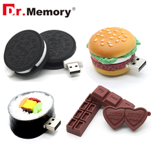 Funny USB Flash Drives 16GB Chocolate Cookies Cute Pendrive 64GB 8GB Memory Stick Pen Drive 32GB I Flash Disk 4GB Storage Device 2024 - buy cheap