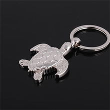 1Pcs 3D Sea Turtle Pendant Key Chain Classic Keyring Keychain Creative Cute Gift For Men Women Wholesale New 2024 - buy cheap