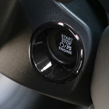 Для Jeep Renegade компас 2017 2018, АБС-пластик, автомобильный двигатель старт/стоп кнопочный ключ зажигания переключатель отверстия кольцо Стикеры о... 2024 - купить недорого