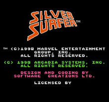 Silver Surfer Region Free 8 Bit Game Card For 72 Pin Video Game Player 2024 - buy cheap