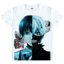 Camiseta de Anime japonés de Tokyo Ghoul Ken Kaneki, Camiseta con estampado de Cosplay 3d, Camisetas de Navidad para hombre 2024 - compra barato