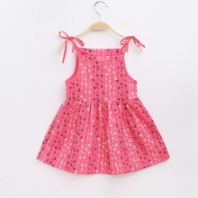 Toddler Baby Girls Dresses Summer Girl Princess Dress 1-7Y Casual Kids Clothing Floral Children's Birthday Clothes 2024 - купить недорого