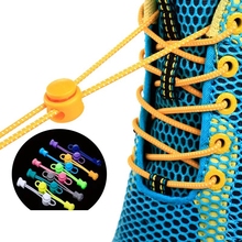 1 pair Stretching Lock Lace Sneaker ShoeLaces Elastic Shoe Laces  Shoe accessories lacets Shoestrings Running/Jogging/Triathlone 2024 - buy cheap