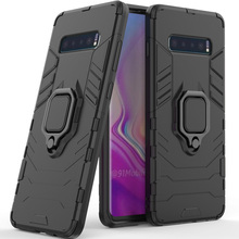 For Samsung Galaxy S10 Plus Case Cover Silicone Tpu And Hard Ultra Luxury Armor Metal Ring Holder Case For Samsung Galaxy S10 2024 - buy cheap
