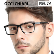 OCCI CHIARI мужские очки оправа оптическая Мужская классическая квадратная ацетатная оправа для очков при близорукости очки W-CACCI 2024 - купить недорого