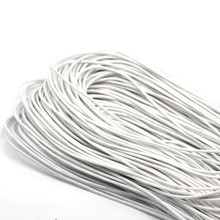1 рулон, 80 м, белая Вощеная Веревка «сделай сам», хлопковый шнур для ожерелья диаметром 1,5 мм 2024 - купить недорого