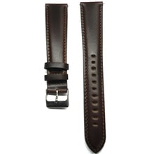 Watch strap 22mm Watch Band Italy Oil Calf Genuine Leather watchband Dark Brown Lengthening With Stainless Steel Buckle for hour 2024 - buy cheap