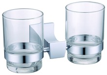FREE SHIPPING chrome COLOUR  SQUARE DESIGN TUMBLER HOLDER TEETH CUP 2024 - buy cheap