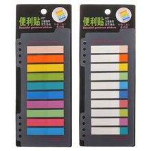 10 Colors PET 200 Sheets Index Tabs Flags Sticky Note Page Marker Stickers Stationery Office School Suppies 2024 - buy cheap