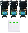 Mini receptor de relé de controle remoto sem fio dc12v 24v 1ch 10a rf interruptor de controle remoto + 86 painel de parede, transmissor remoto 315/433.92 mhz - especificações