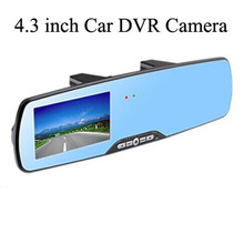 4.3" car dvr mirror rearview camera cars dvr parking recorder video registrator camcorder full hd 1080p 2024 - buy cheap