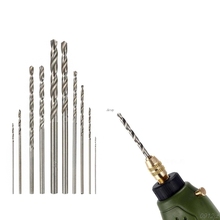 10Pcs Mini  Drill HSS Bit Set For Dremel Rotary Tool Electric Tools High Speed White Twist #319 2024 - buy cheap