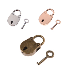 3 Colors Random1 Set Archaize Padlocks Key Lock With key Old Vintage Antique Style Lock 2024 - buy cheap