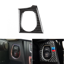 Real Carbon Fiber Car Interior Start Stop Engine Frame Cover Trim For BMW 3 4 Series F30 F32 2013 2014 2015 2016 2017 2018 2024 - buy cheap